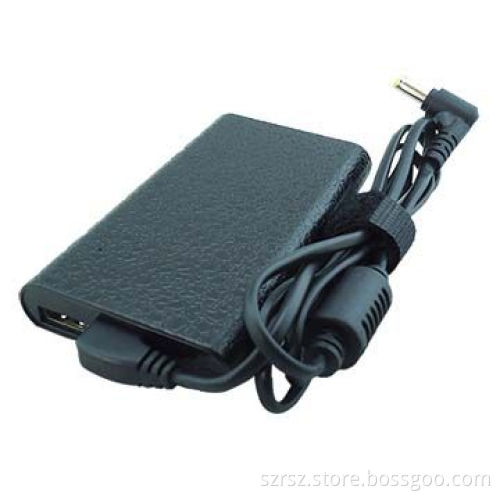 AC adapter for Samsung laptop, ultra-thin design, 65W, 19V, 3.42A power supply